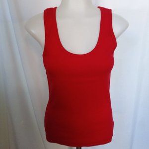 Chelona Women's Scoop Neck Tank Top Stretch Knit L